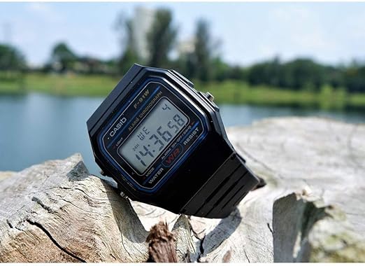CASIO F91W-1 Reloj Deportivo Casual | Resistente al Agua | Alarma y Cronómetro