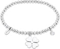 LOTUS STYLE Pulsera Acero Inoxidable LS2170 | Amuleto Suerte | Trébol, Infinito, Mano de Fátima