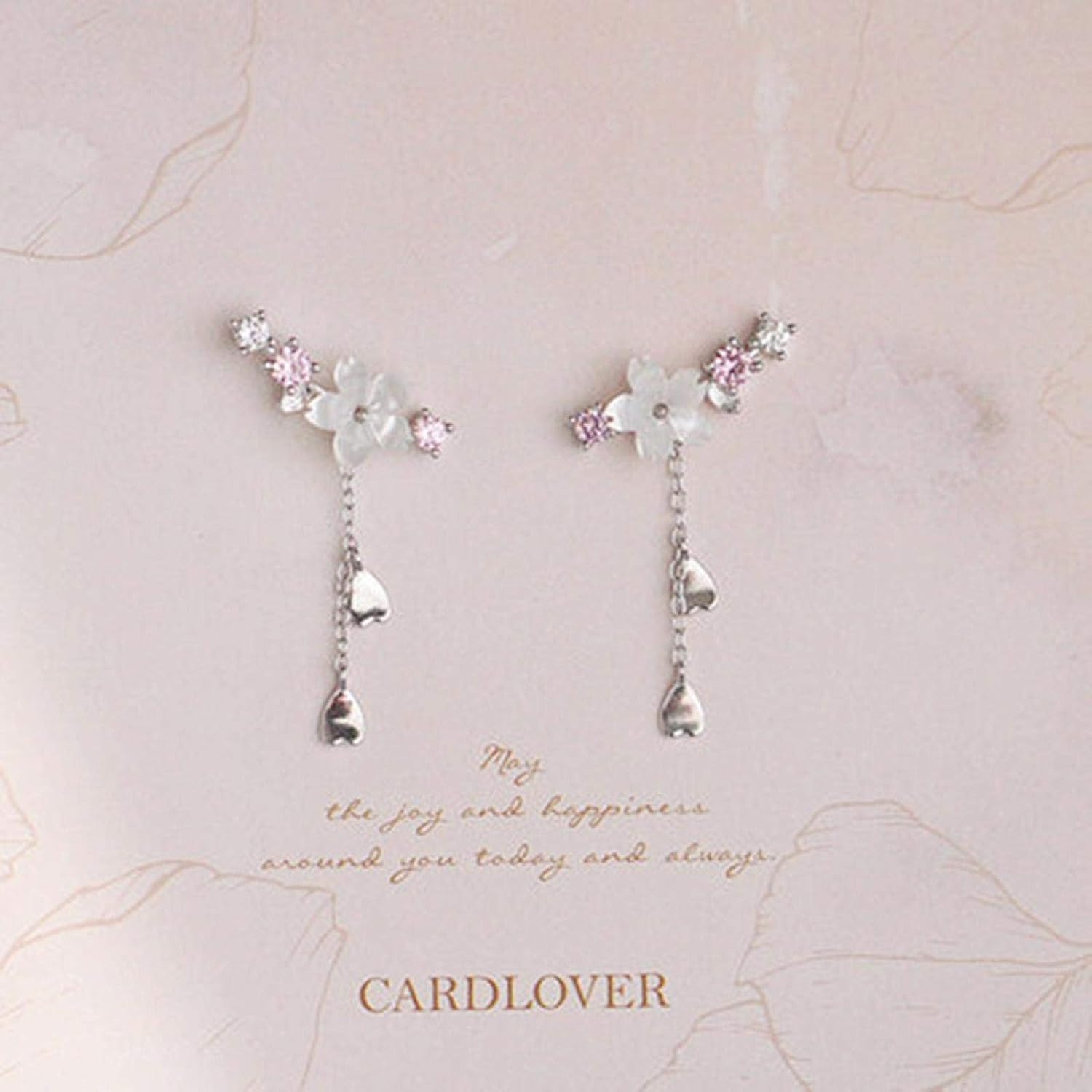 Pendientes Flores de Cerezo Plata de Ley 925