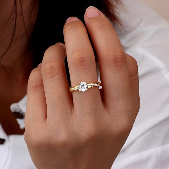 Anillo Cuerda Retorcida Plata 925 | Compromiso y Boda | Con Caja