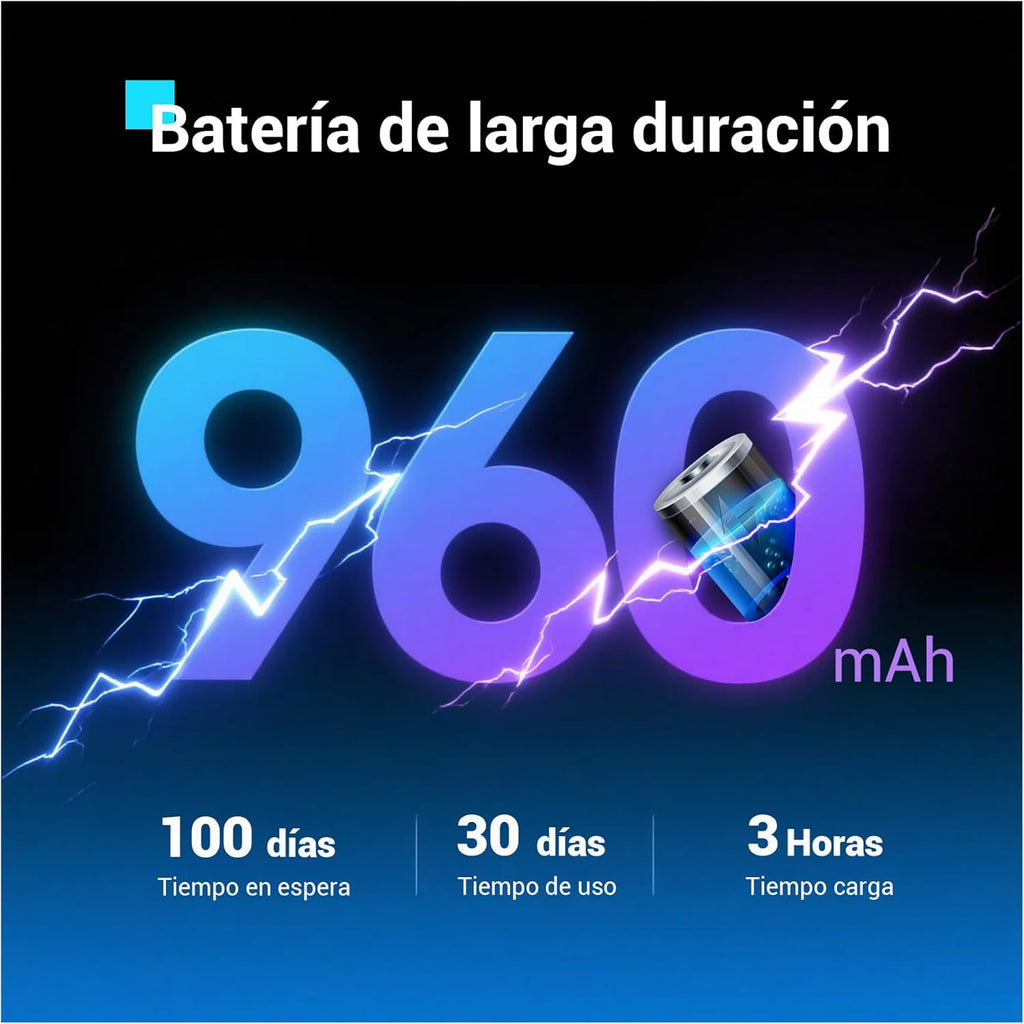 Blackview W50PRO Smartwatch Hombre | Linterna, Brújula, Llamadas Bluetooth | 960 mAh