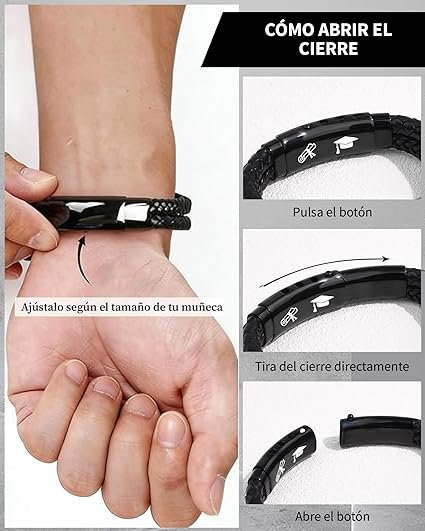 Pulsera Graduación 2026 - Regalo Hermano Hermana