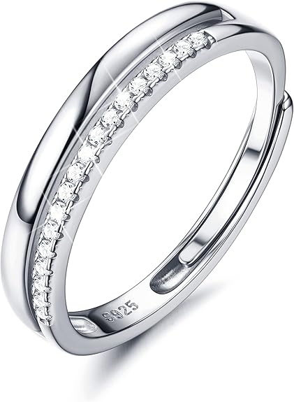 Anillo Ajustable para Pulgar Plata 925 | Compromiso y Boda | Oro y Oro Rosa