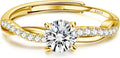 Anillo Cuerda Retorcida Plata 925 | Compromiso y Boda | Con Caja