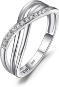 Anillo Nudo Infinito Plata 925 Circonita AAA – Anillo de Promesa Mujer