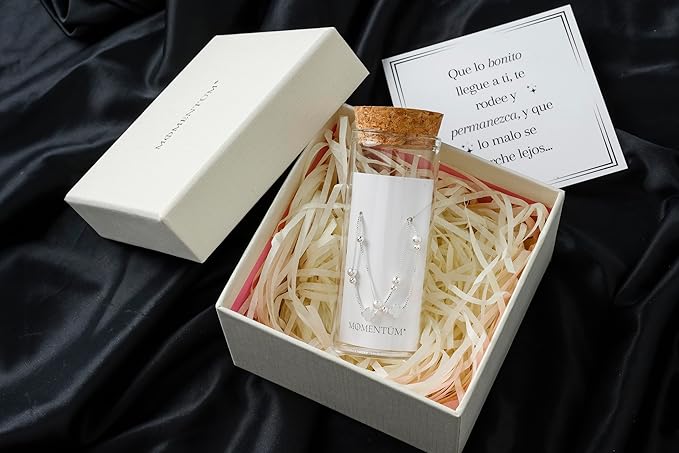 Pulsera Plata Mujer Bañada | Ajustable y Elegante | Con Caja y Dedicatoria
