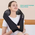 Masajeador de Cuello Shiatsu Brelley – Alivio Cervical con Calor y 8 Rodillos