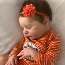 Bebé Silicona Cuerpo Entero Niña 45cm | Reborn Realista Recién Nacida