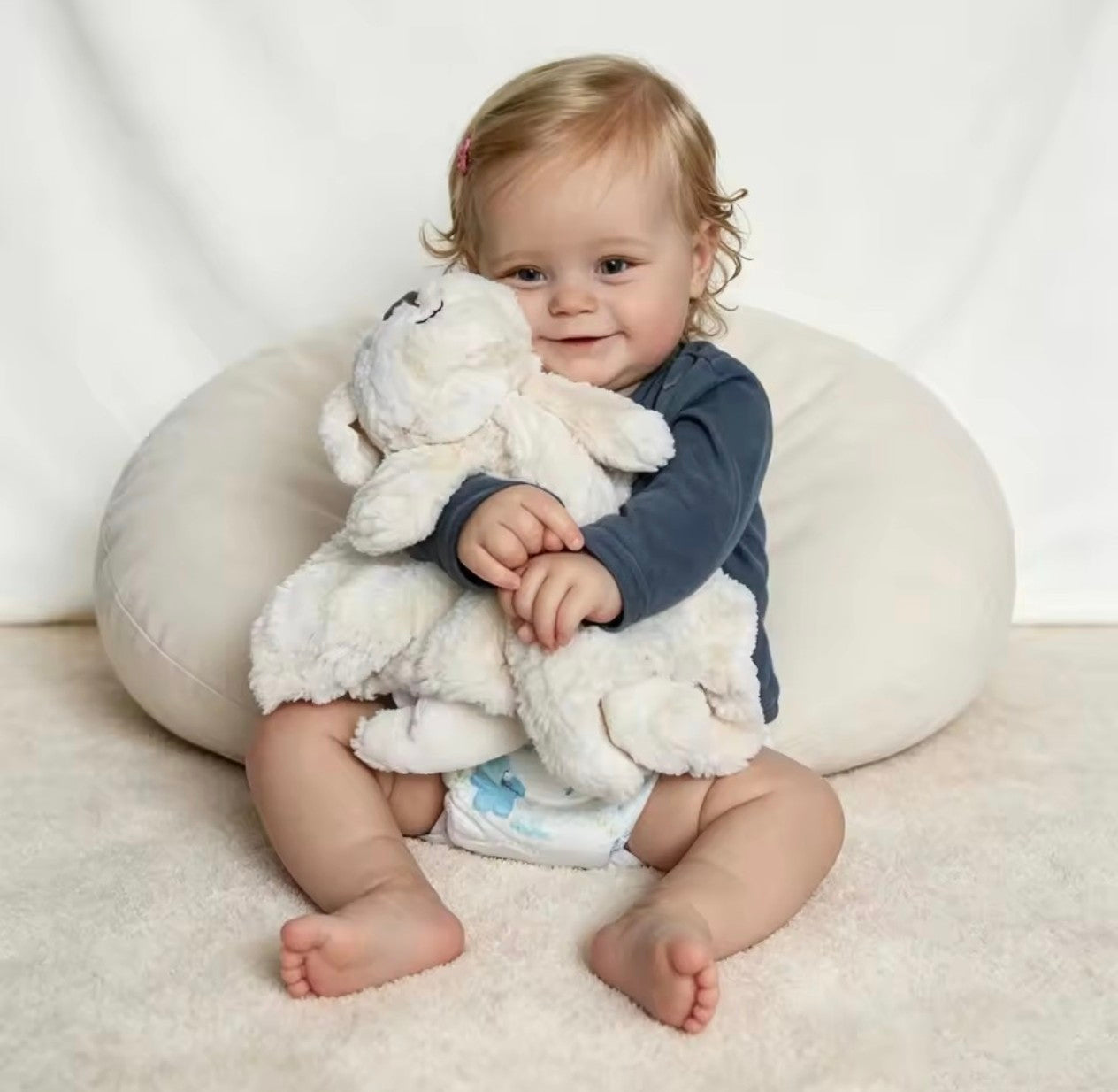 Muñeca Bebé Realista De Vinilo 50 cm – Reborn Silicona Cuerpo Completo | Regalo Niños +3 Años
