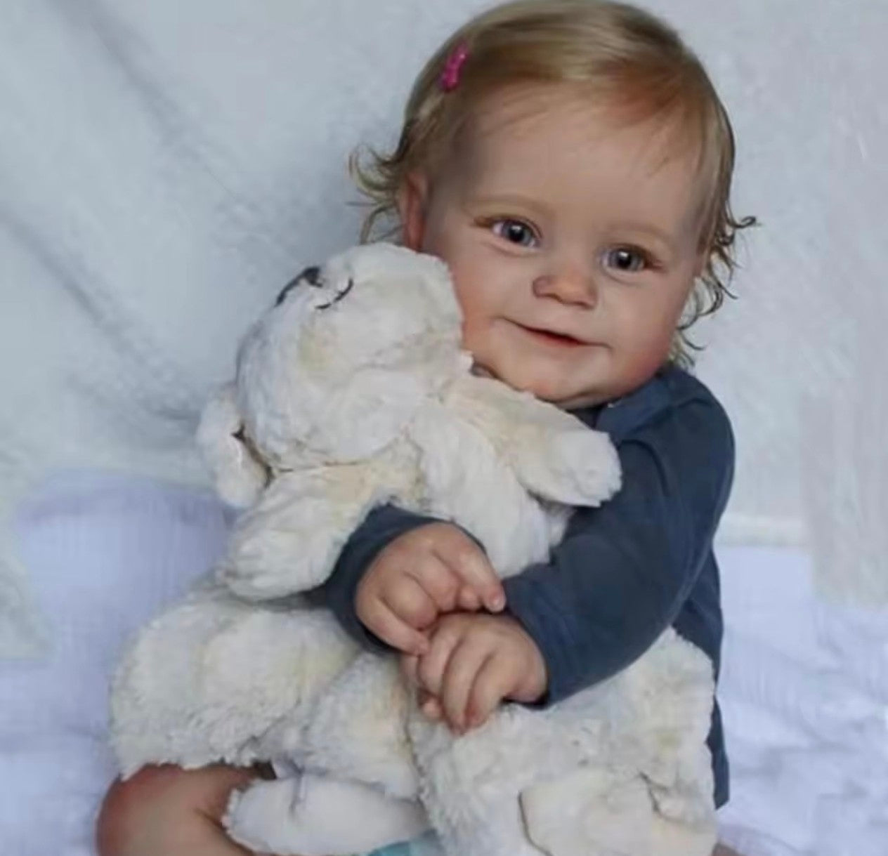 Muñeca Bebé Realista De Vinilo 50 cm – Reborn Silicona Cuerpo Completo | Regalo Niños +3 Años