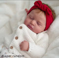 Muñeca Reborn Dormida BZDOLL 50 cm – Recién Nacida Realista con Piel 3D